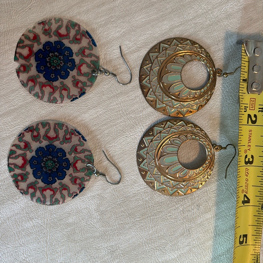 Art earrings